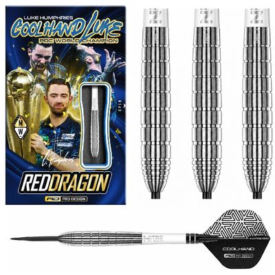 RED DRAGON LUKE HUMPHRIES TX1 PIONEERS 90% TUNGSTEN DARTS - 22, 24GM