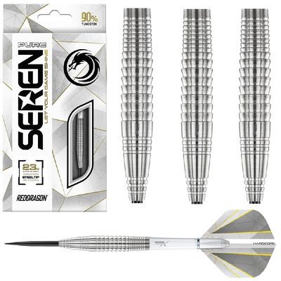 RED DRAGON SEREN PURE 90% TUNGSTEN DARTS - 23, 25GM