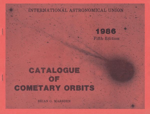 Catalogue of Cometary Orbits 1986 (Fifth Edition)