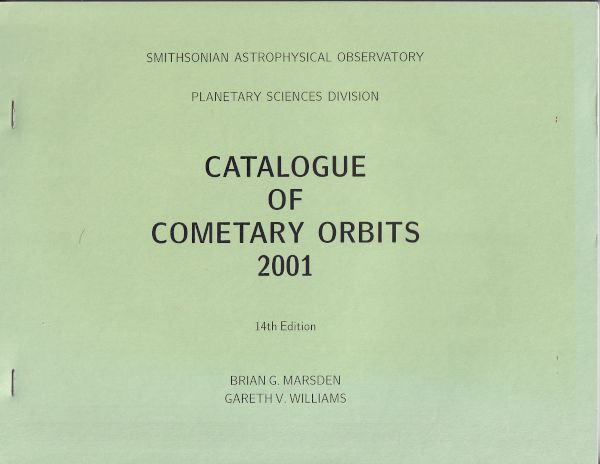 Catalogue of Cometary Orbits 2001 (Fourteenth Edition)