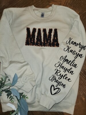 Custom name and title sweatshirt