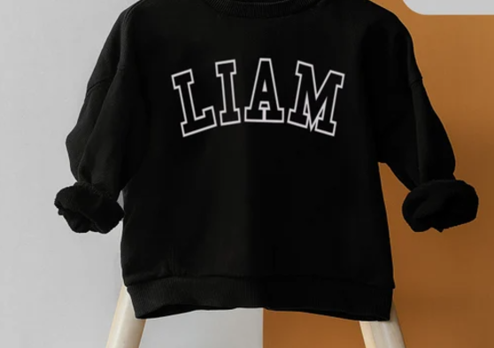Personalized youth sweatshirt