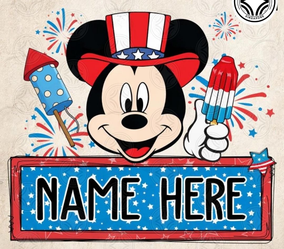 Fourth of July personalized names 