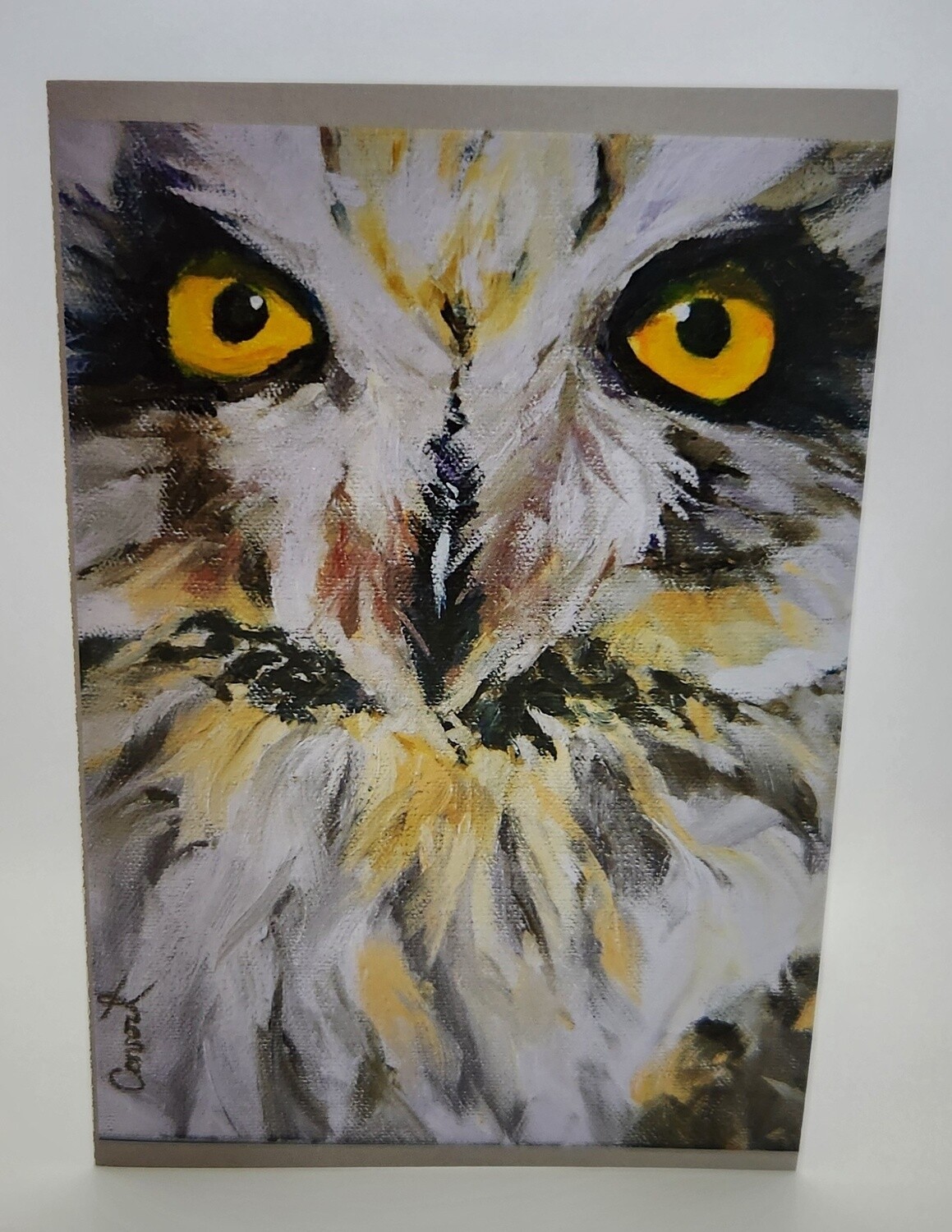 Consort Art Blank Greeting Card, Card Design: &quot;Digesting&quot;