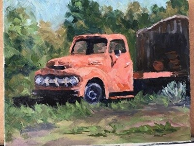 "Retired" - Oil on Canvas