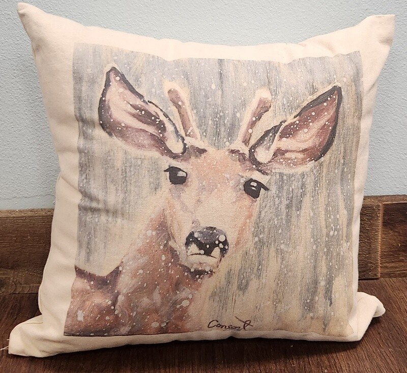 &quot;Let It Snow&quot; - Printed Pillow