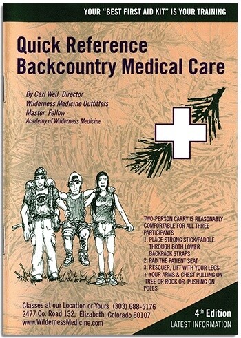 Backcountry Medical Care, quick reference
