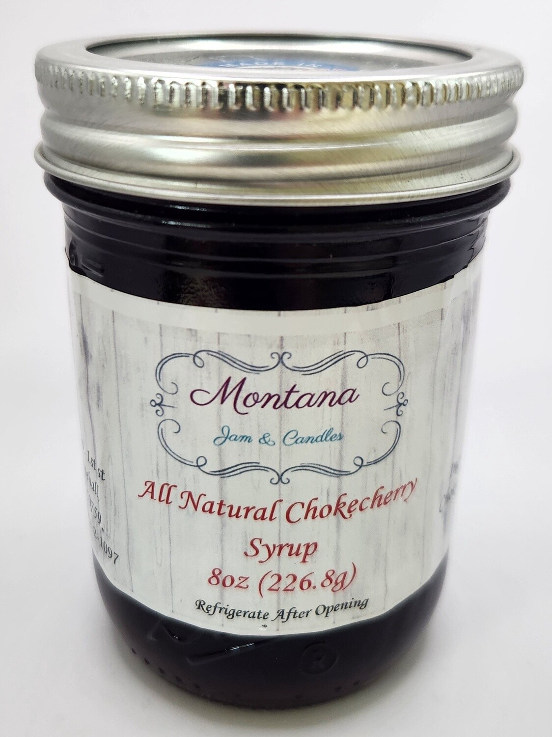 All Natural Syrup, Flavor: Chokecherry