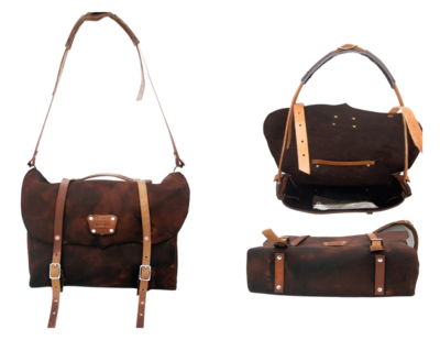 Leather Messenger Bag