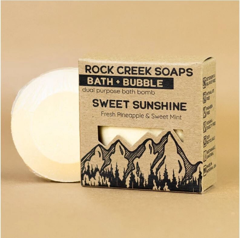 Bath &amp; Bubble Dual Purpose Bath Bomb - Sweet Sunshine
