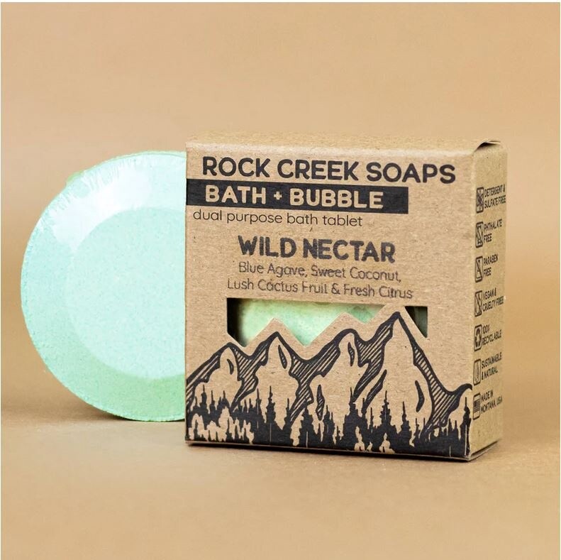 Bath &amp; Bubble Dual Purpose Bath Tablet Wild Nectar