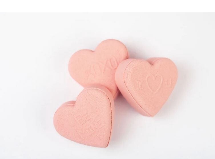 Rock Creek Soaps Valentines Bath Bomb - Warm Amber