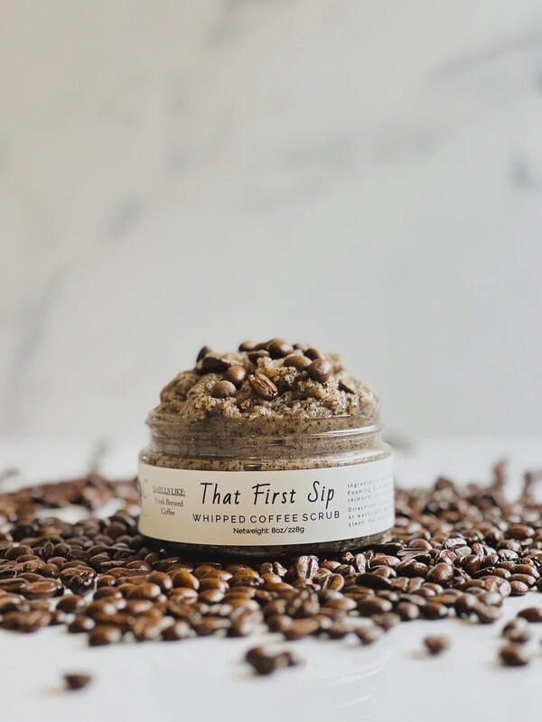 The First Sip Whipped Coffee Scrub
