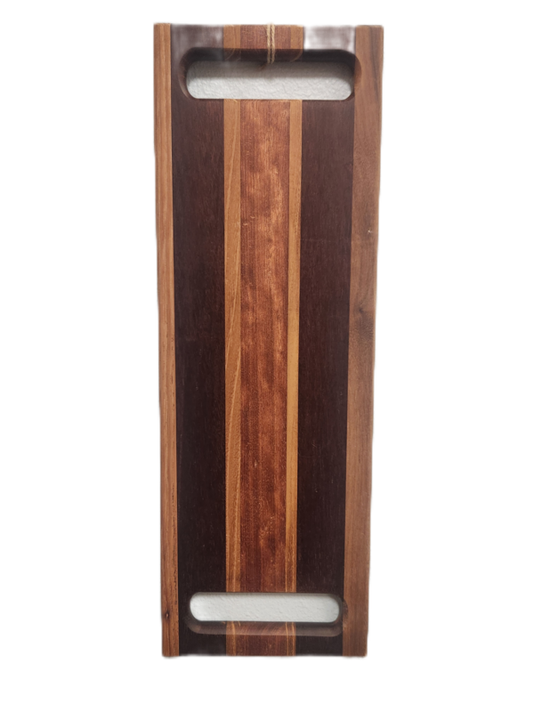Hand-Made Cutting Board Higher Grained Rectangular 7.5&quot;x19&quot;