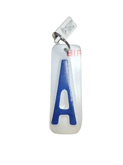 License Plate Key Chain Letters, Style: A