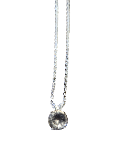 Smokey Quartz Sterling Silver Necklace