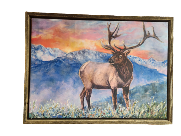 Elk Canvas Painting