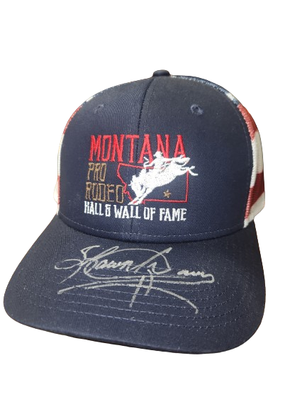 Shawn Davis Signed Caps, Color: American Flag