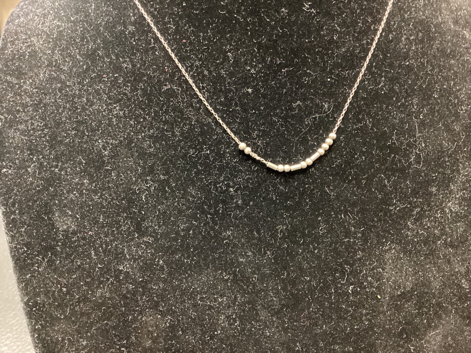 Sterling Bead Necklace