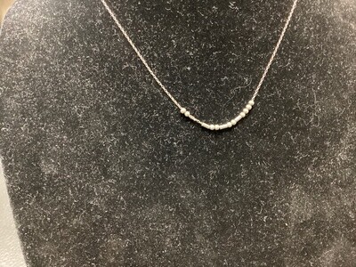 Sterling Bead Necklace