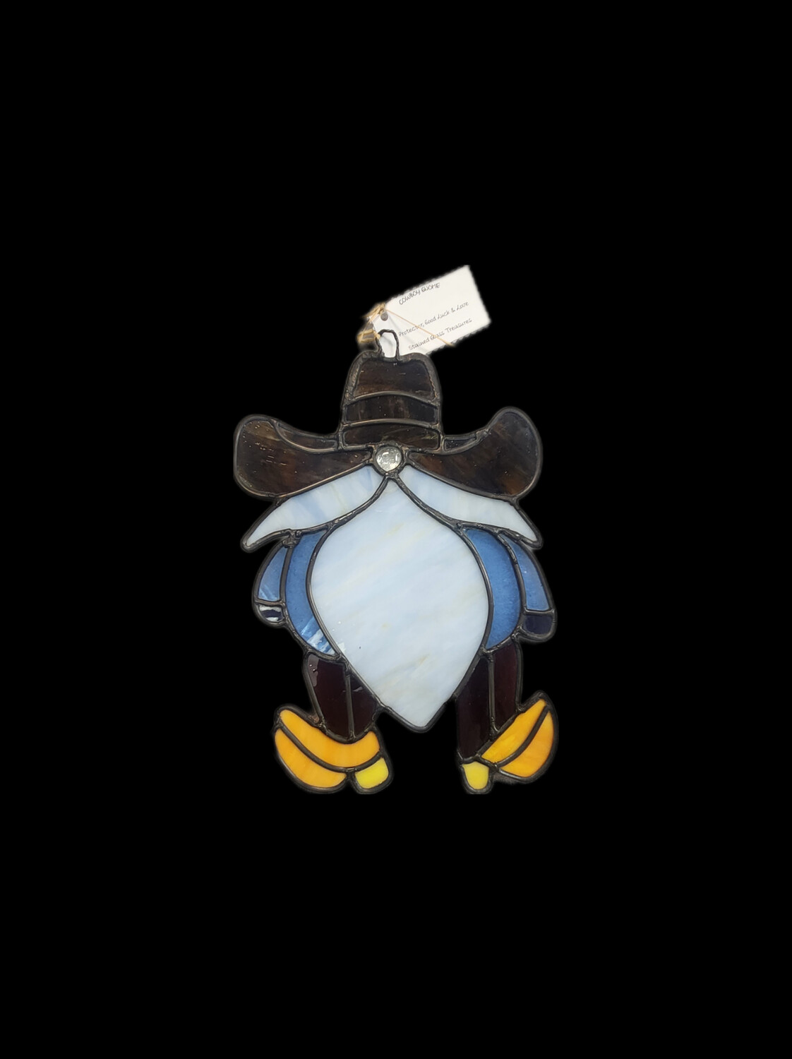 Cowboy Gnome Stained Glass