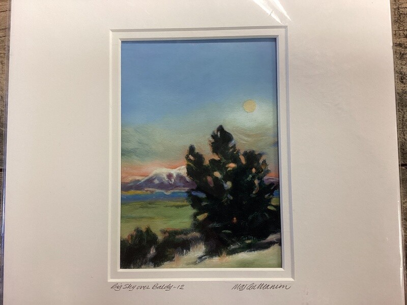 Big Sky Over Baldy 12 Matted Print