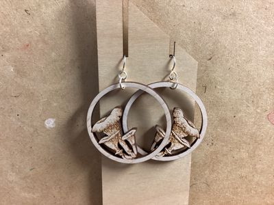 Wild Mushroom Earrings