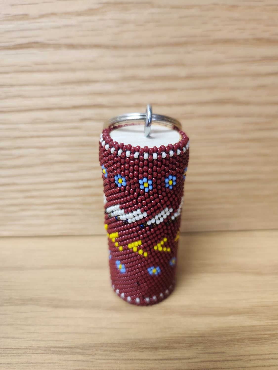 Beaded Key-Chains Red Large