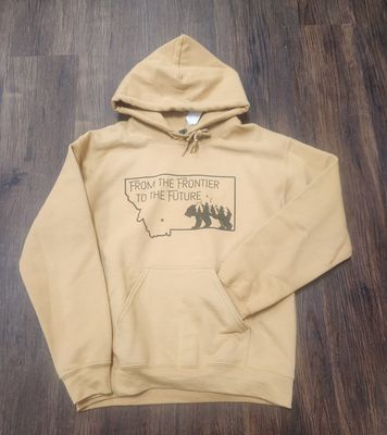 From The Frontier To The Future Gold Hoodie