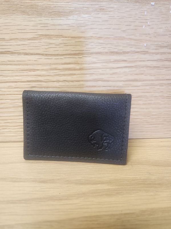 Buffalo Leather 2 Pocket Card Case