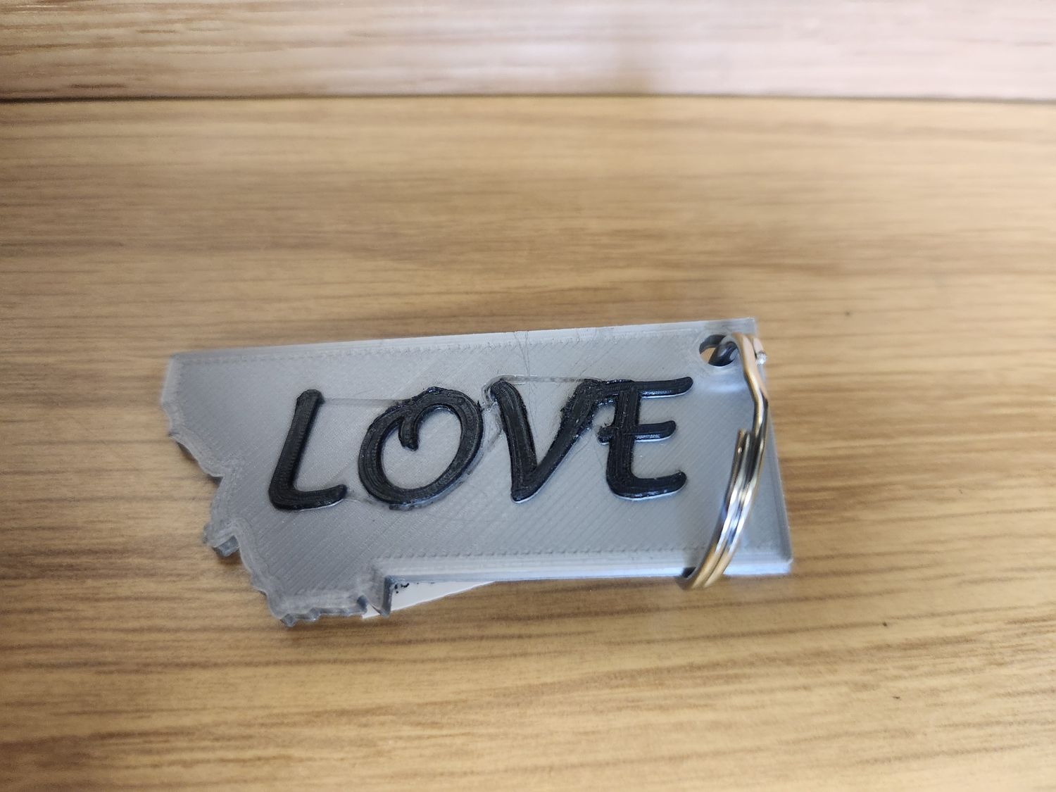 Love Montana 3D Keychain
