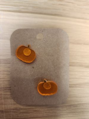 Pumpkin Earrings