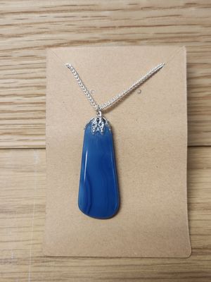 Stone Variety Necklaces Blue Agate