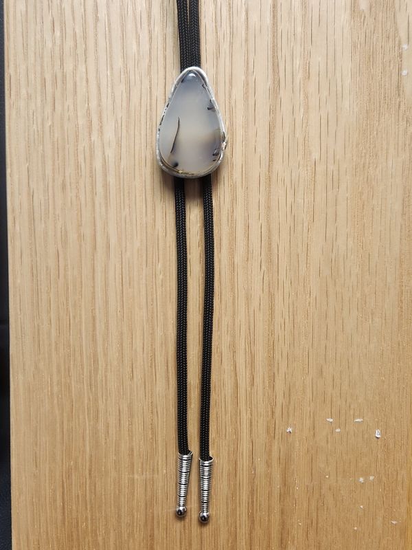Bolo Agate in Silver