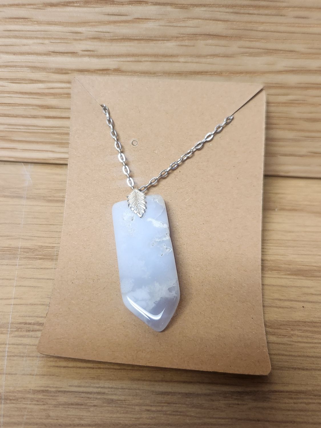 Variety Agate Necklace Blue Montana Agate