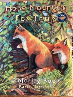 Hope Mountain Fox Trails Coloring Book