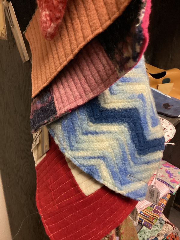 Recycled-Fabric Pot Holders Thick