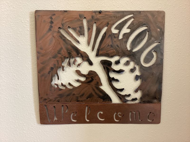 Pine Cone/ Welcome