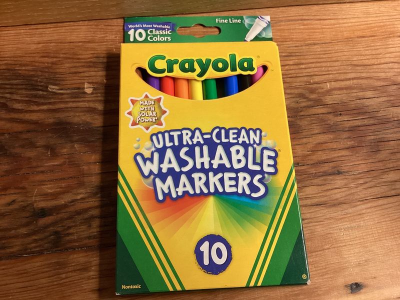 10 Count Crayola Fine Line Washable Markers