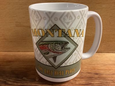 Cutthroat Fish Mug 15 oz