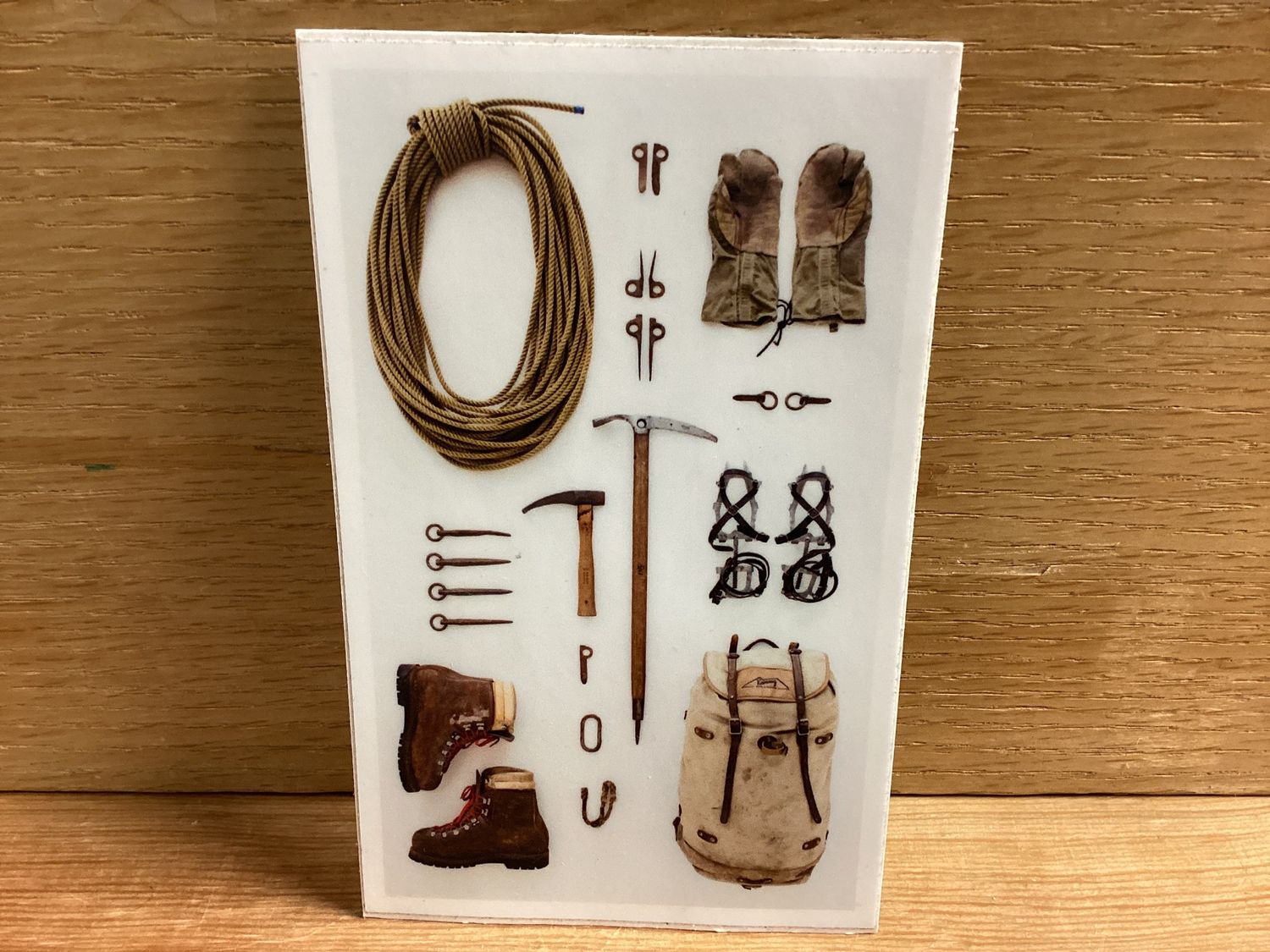 Mountain Climbing Gear Sticker