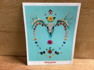 Skull and Flower Heart Sticker