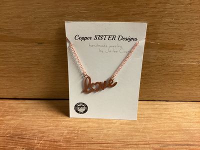 Copper LOVE Necklace