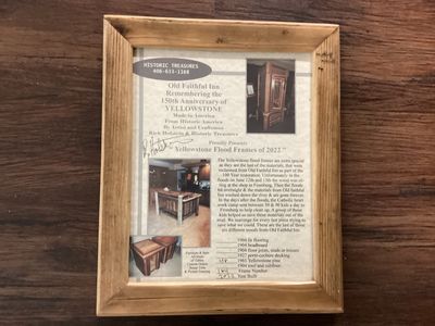 Old Faithful In Picture Frame 8 x 10