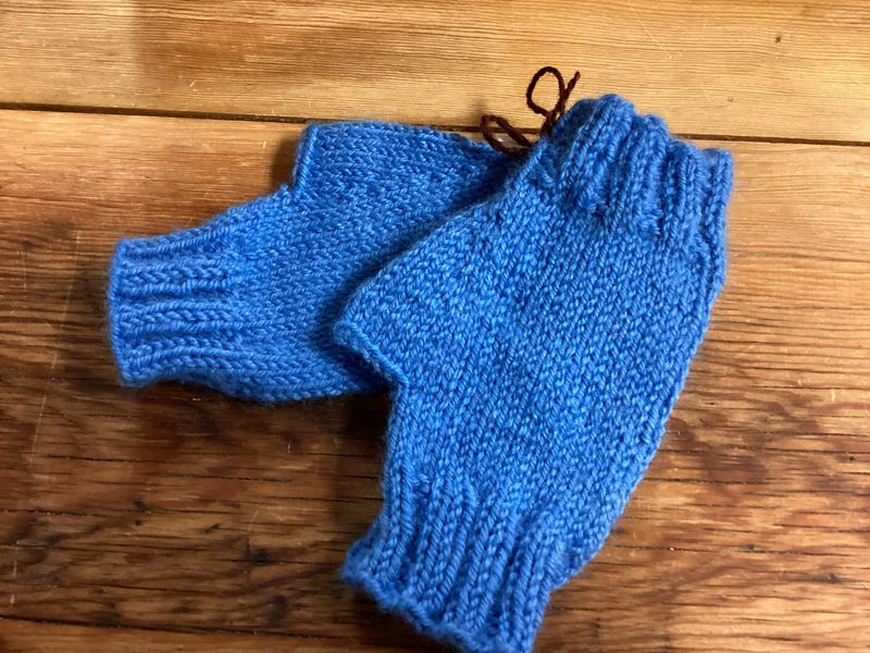 Wool Knit Hobo Gloves