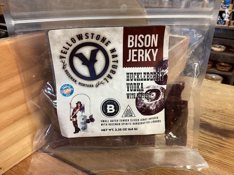 Hi-Country Bison Jerky Huckleberry Vodka W/Pepper 2.25 oz