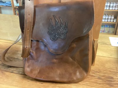 Leather Mountain Man Satchel