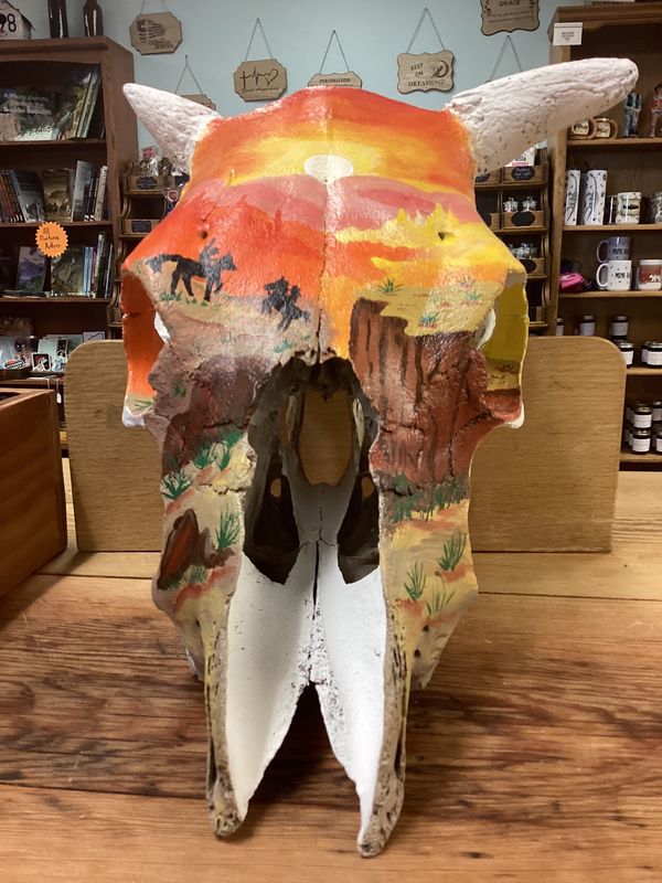 Full Cow Skull - Cowboy