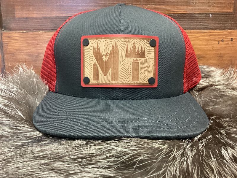 Trucker Cap Black/Red MT