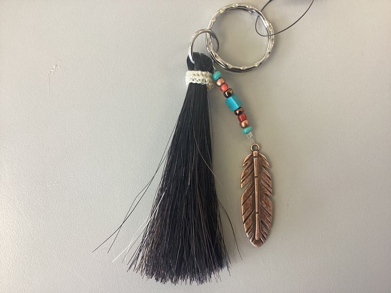Feather Tassel Key Chain